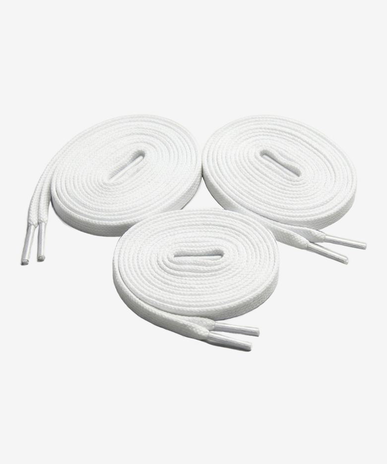 왁스 코팅 신발끈 화이트 x 3묶음 (115cm)