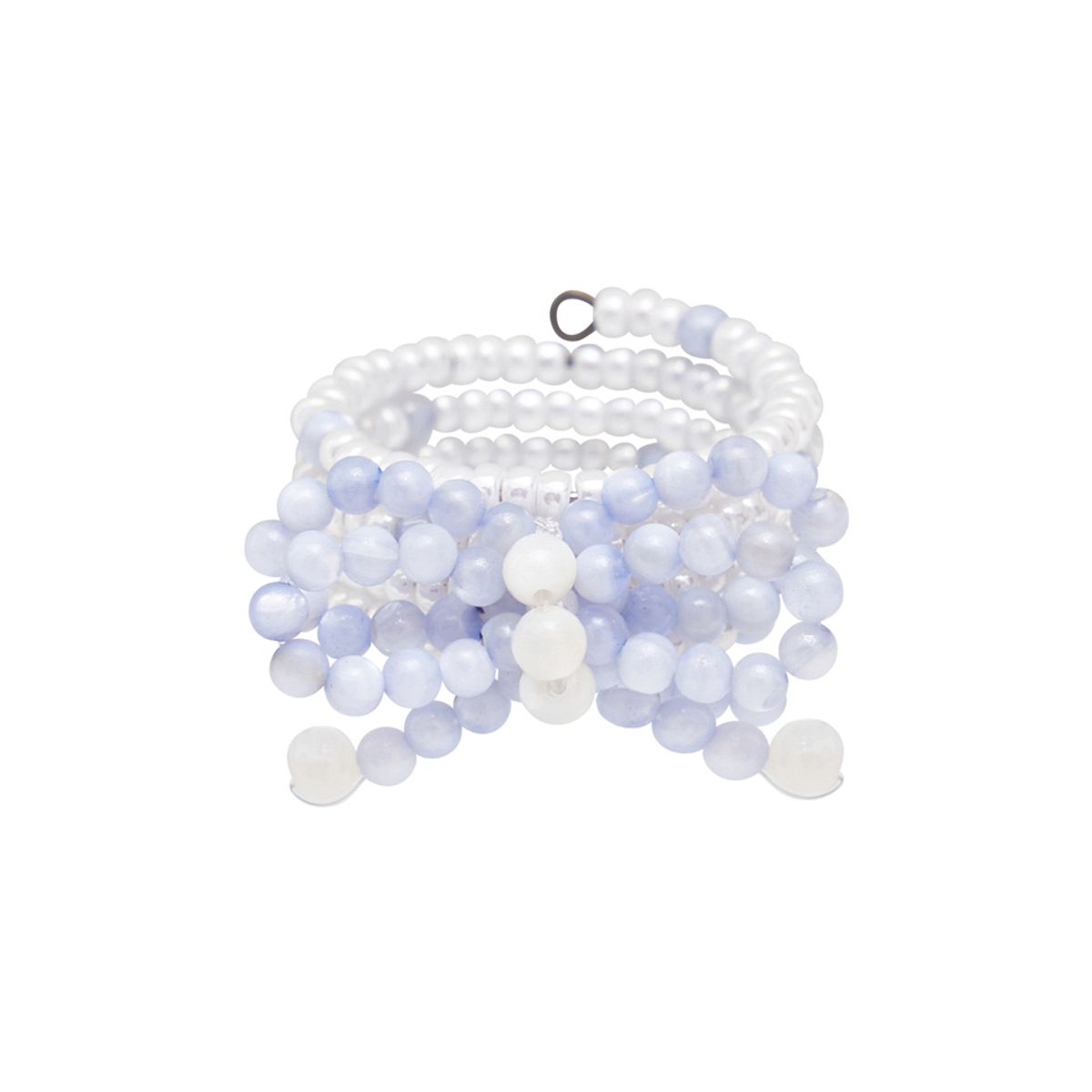 스윙셋(SWINGSET) Wire Ribbon Beads Ring (Sky Blue)
