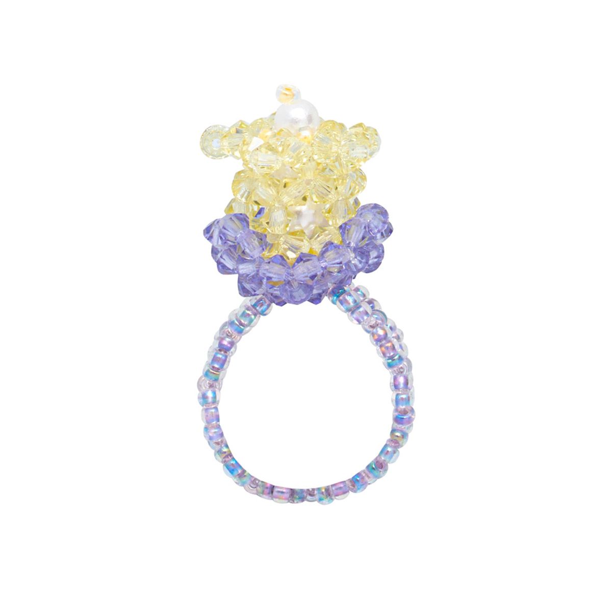 스윙셋(SWINGSET) Tulip Beads Ring (Lemon)