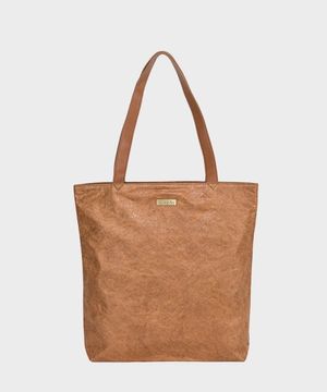 왈라루 프리미엄 에코백 뉴스퀘어 브라운