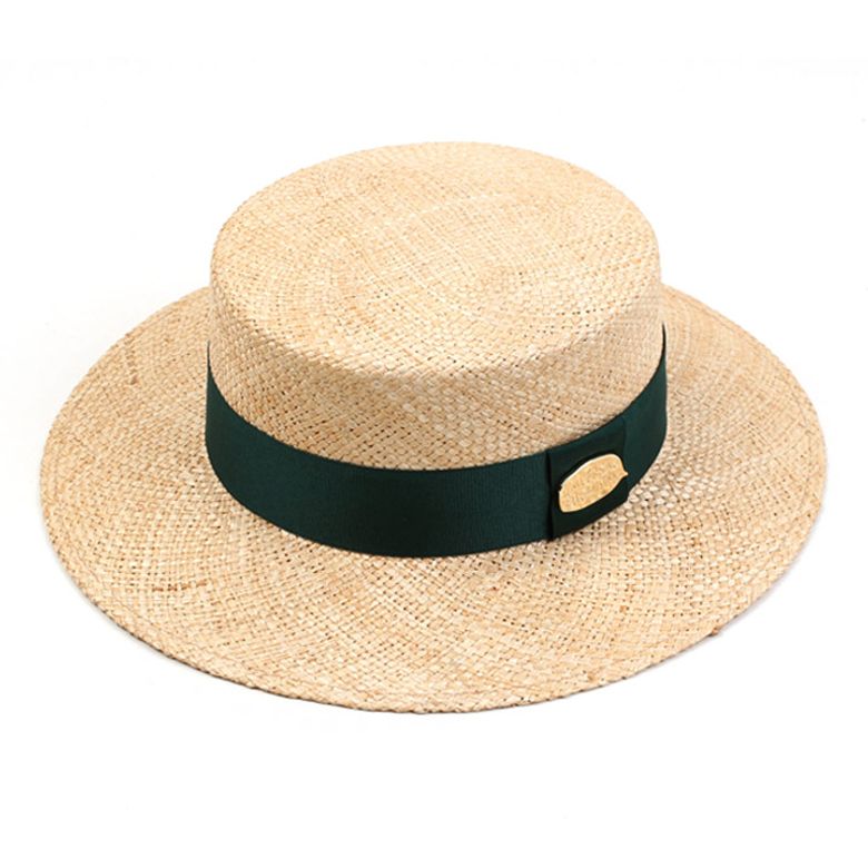 Green Line Bau Flat Fedora 파나마햇
