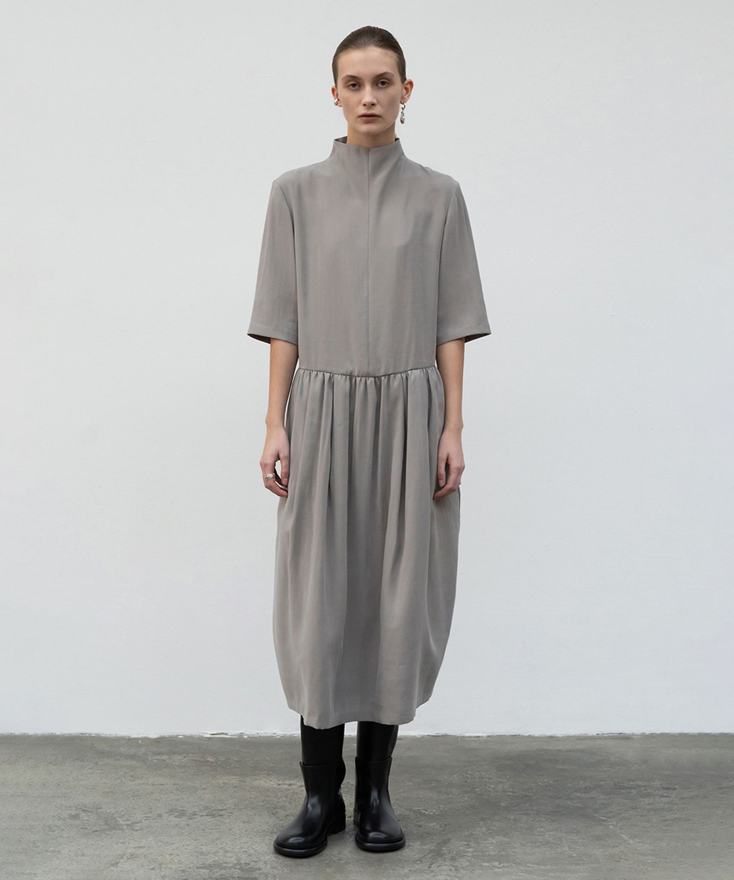 white christmas dresses Pleated Dress