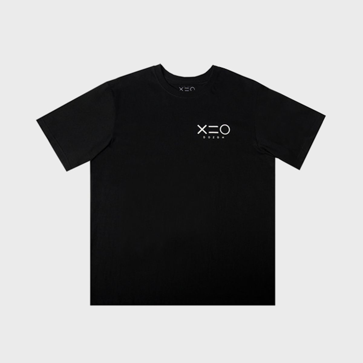 도조(DOZOH) WHITE X=O T-SHIRTS IN BLACK