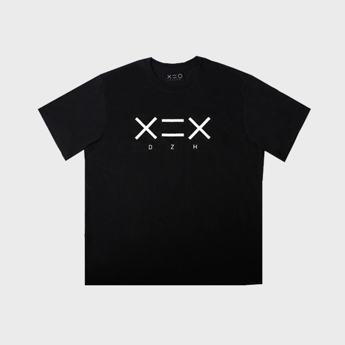 도조(DOZOH) MAIN WHITE X=X T-SHIRTS IN BLACK