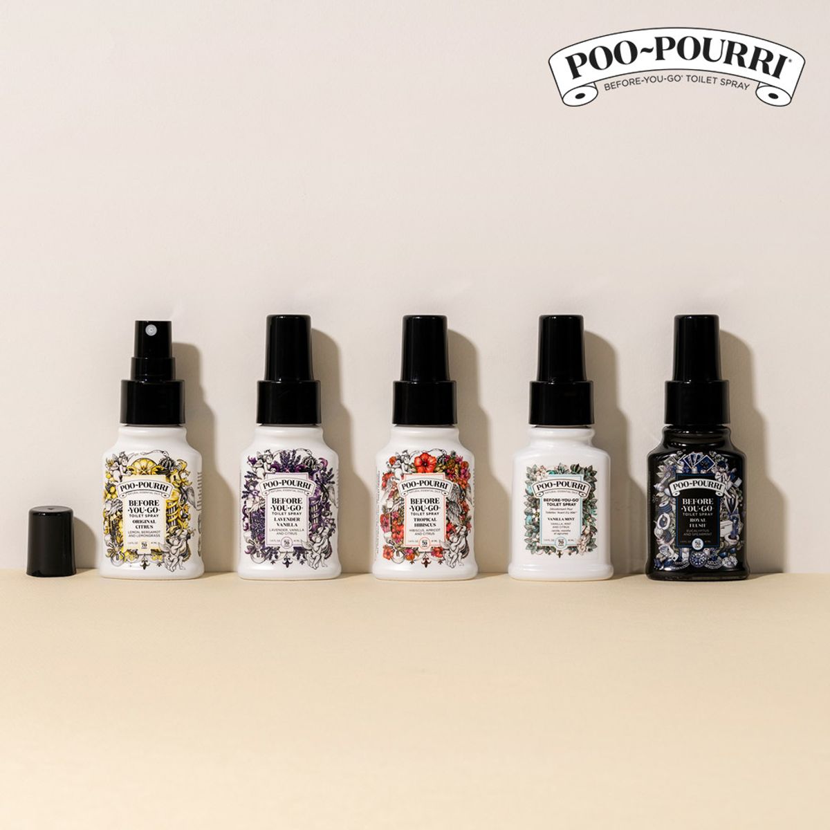 푸푸리(POOPOURRI) 토일렛퍼퓸 휴대용 41ml 70회분 6가지 향 택 1