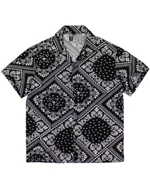 썸머셔츠 페이즐리 /블랙