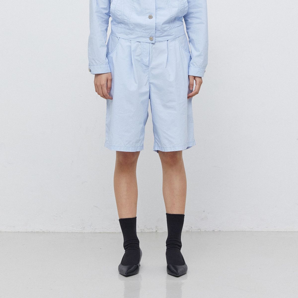 제이드골드나인(JADEGOLDNINE) cotton series pants (sky blue)