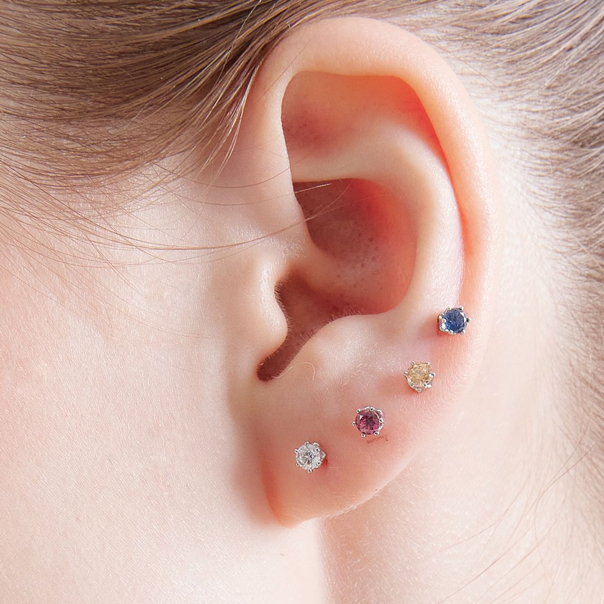 포스트루드(POSTLUDE) [SILVER] CZ CROWN SETTING E (4 COLRS)