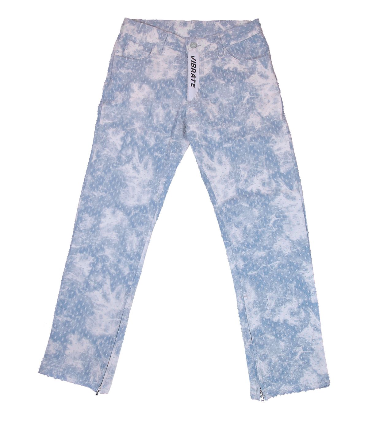 바이브레이트(VIBRATE) ASTRO TIEDYE LOGO POINT DENIM PANTS
