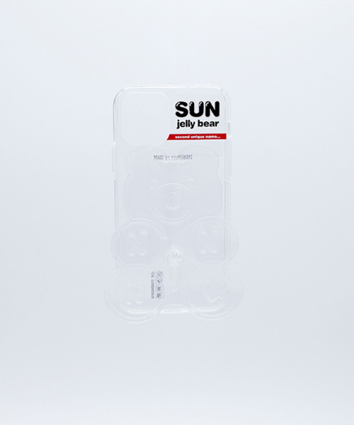 세컨드유니크네임(SECOND UNIQUE NAME) SUN CASE CLEAR JELLY BEAR CLEAR