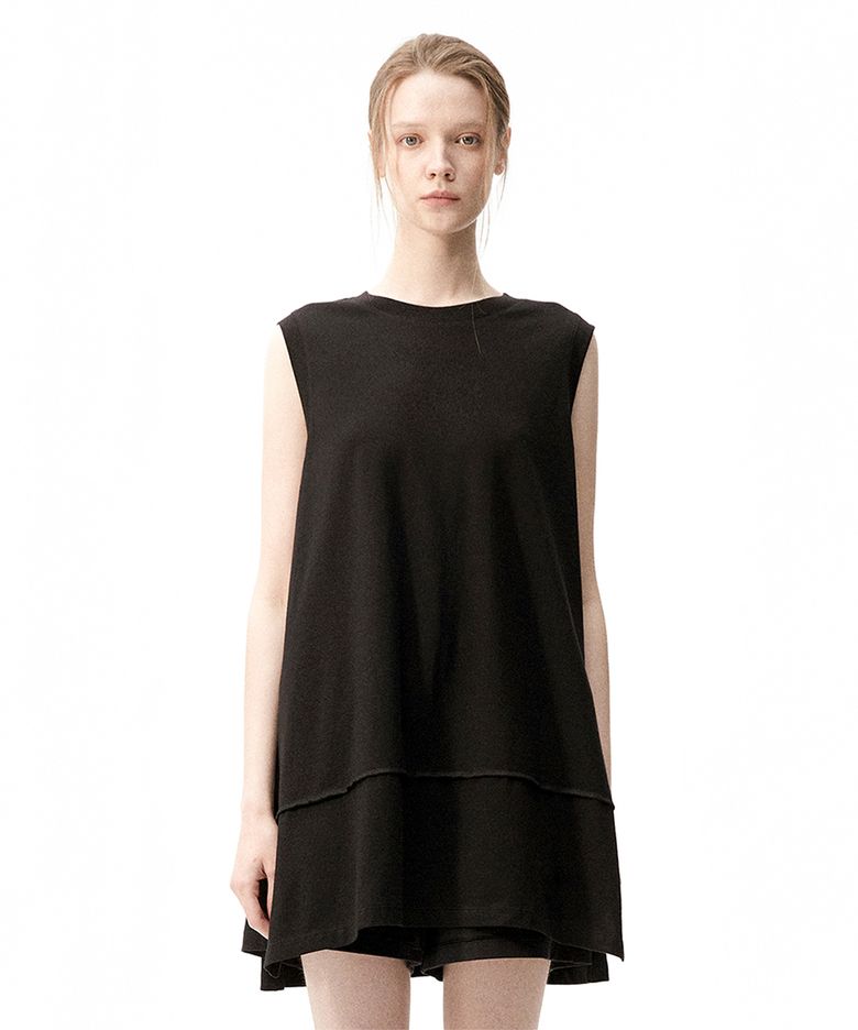 RAW EDGE LINE SLEEVELESS