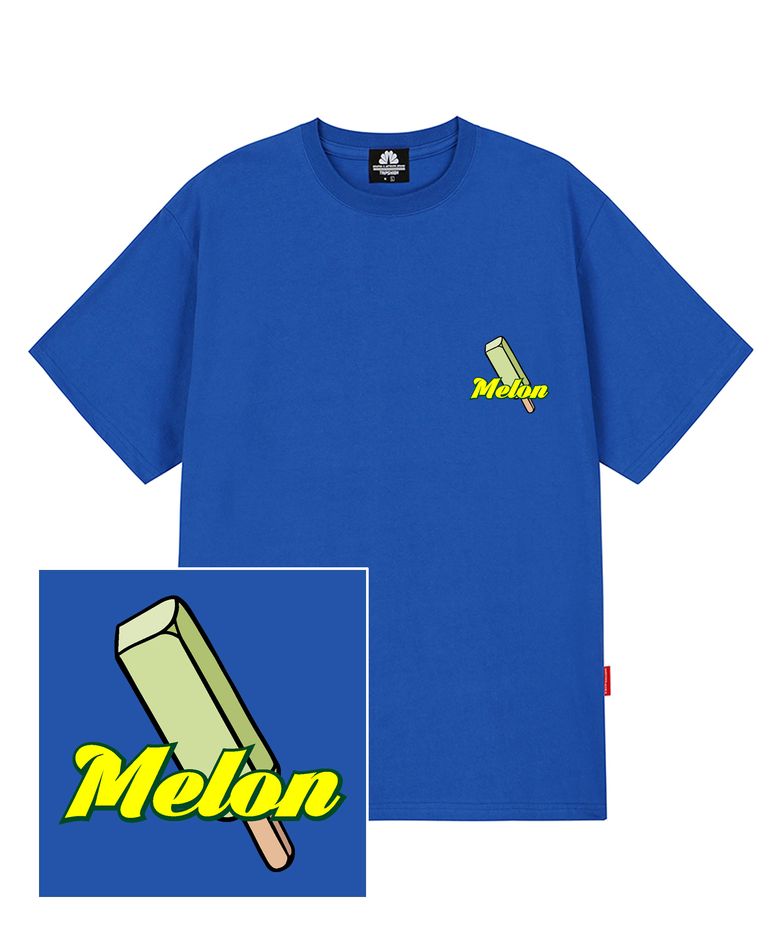 MELON BAR 티셔츠 - 블루