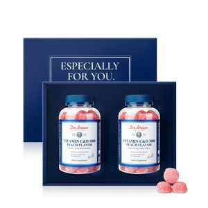 [선물세트] 비타민C&D 3000(100구미) 복숭아맛구미 X 2통