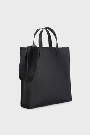 스퀘어 토트백 (라지/블랙)