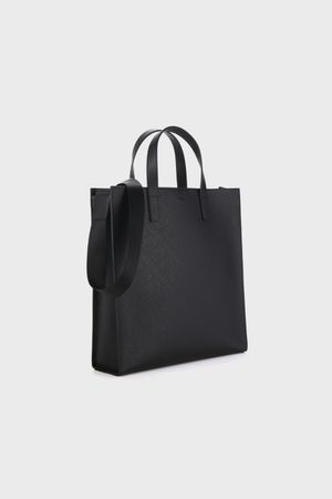 스퀘어 토트백 (레귤러/블랙)