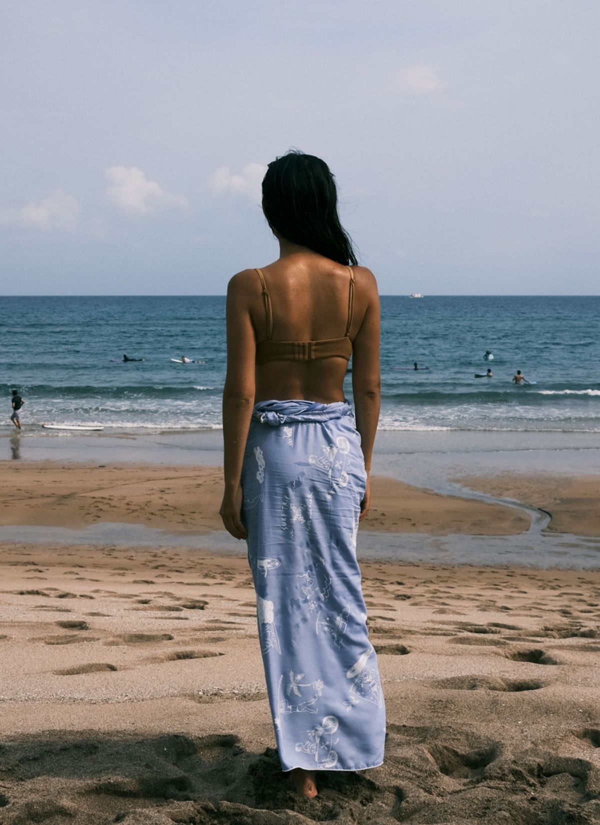 멧앤멜(MATT AND MEL) [Sarong] Surf Trip - Sky