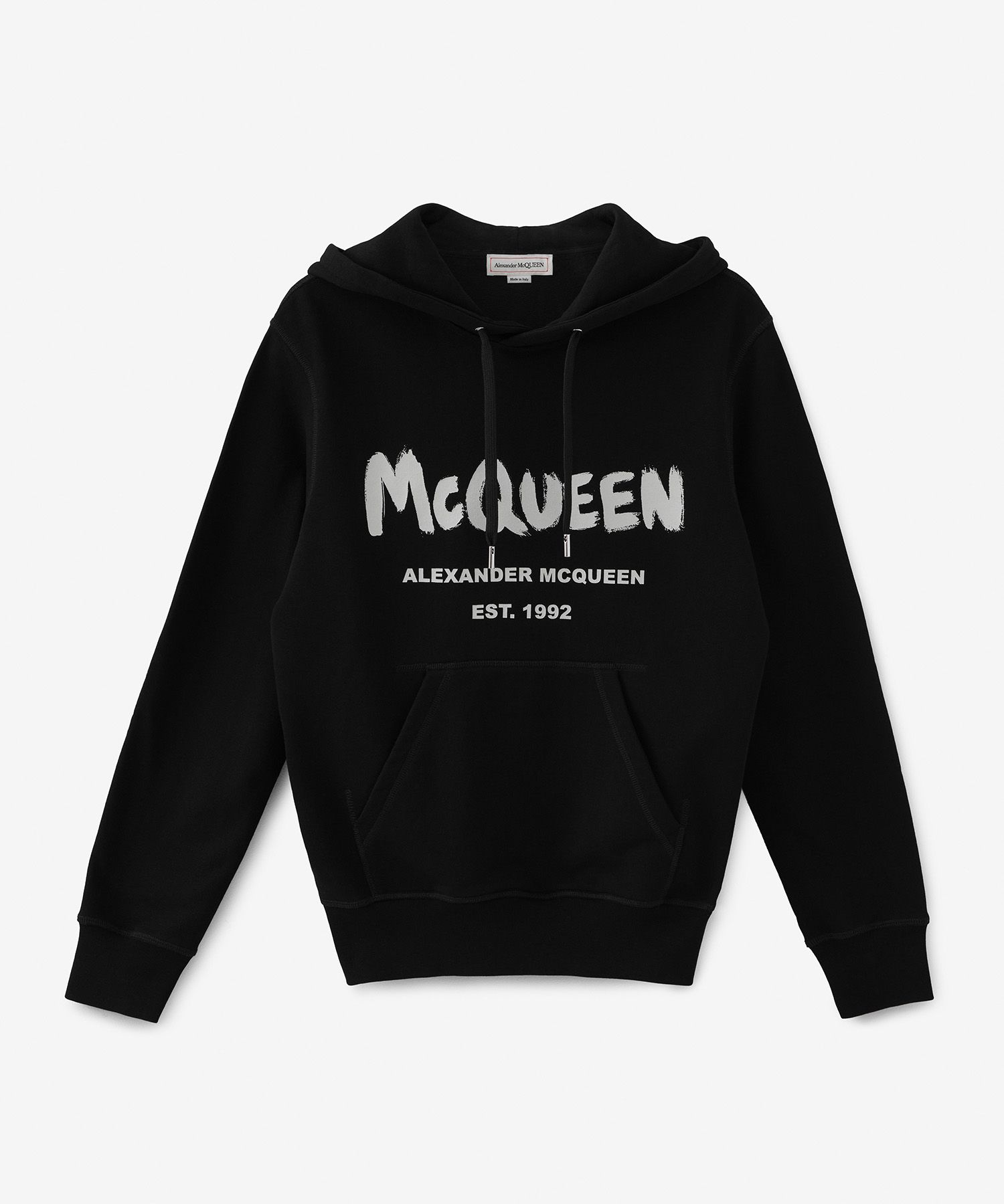 MUSINSA公式 | ALEXANDER McQUEEN Logo Printed Hooded T-Shirt