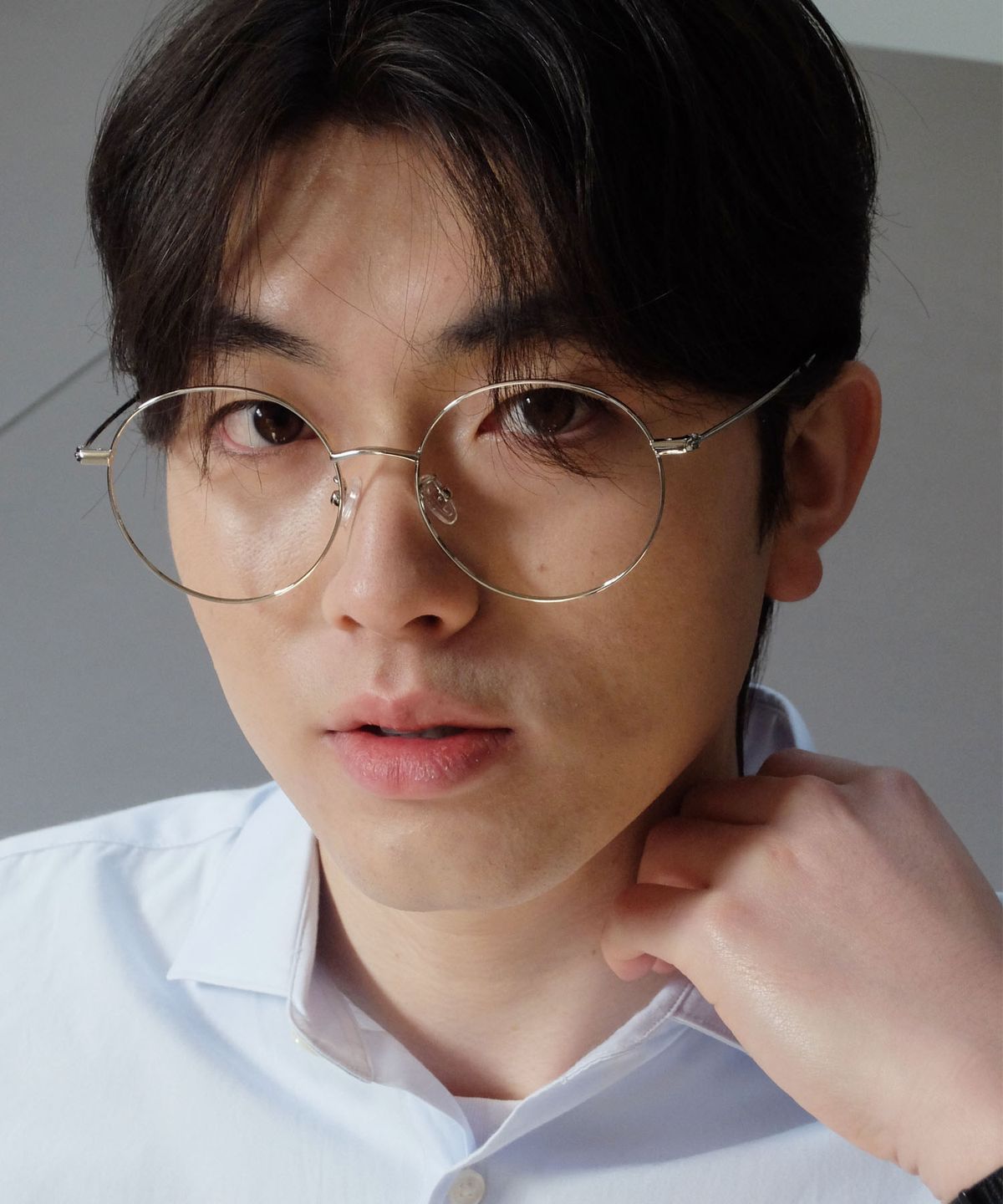르네 하우윈(RENE HAUYNE) Une 실버 블루라이트차단안경 DR1302B
