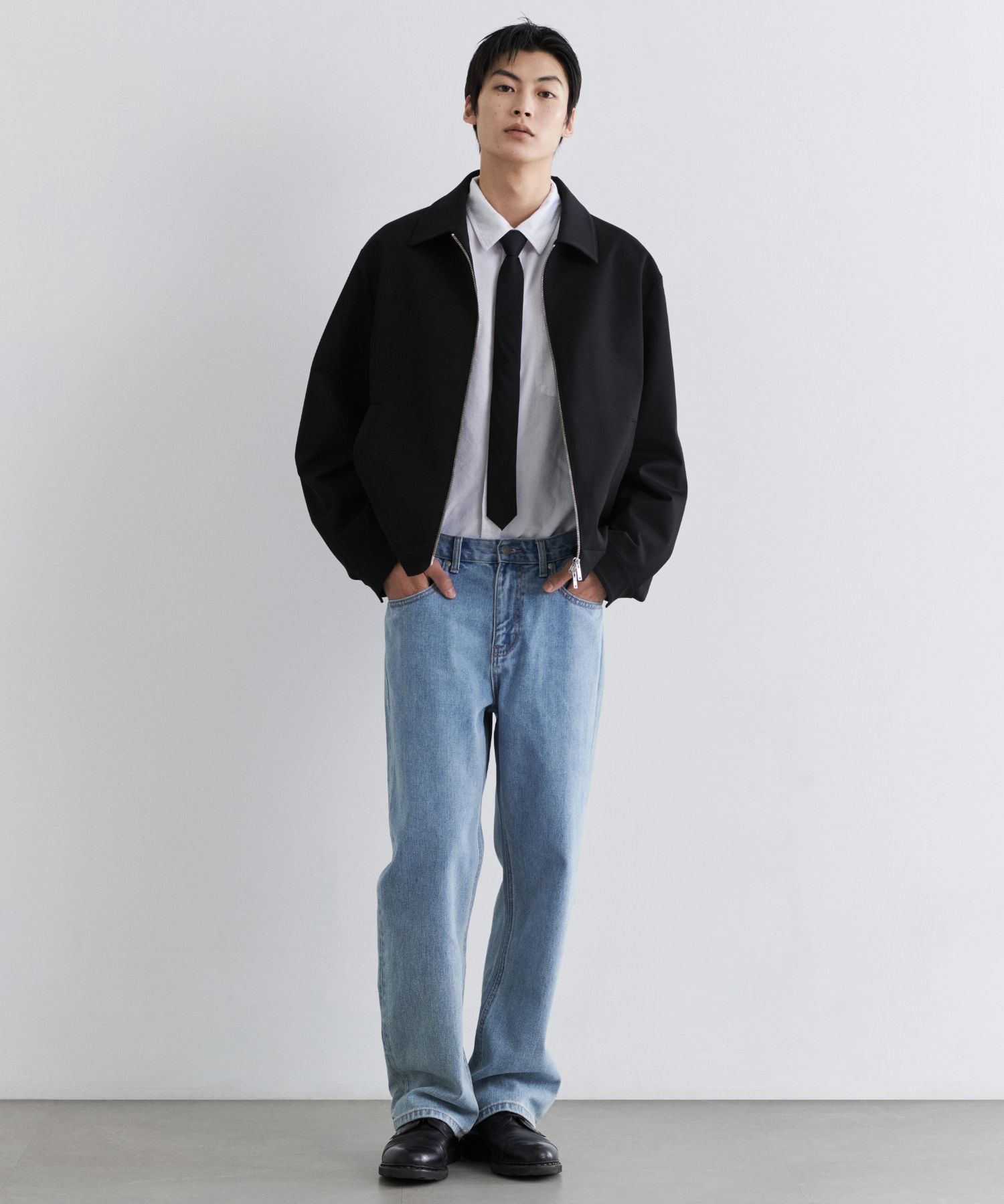 ★MUSINSA STANDARD★ Cool Standard Regular Fit Denim Pants B MUSINSA | MUSINSA STANDARD REGULAR FIT DENIM PANTS [BLACK]