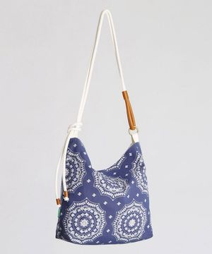 루즈핏 로프 쇼퍼백 57 페이즐리 - all navy