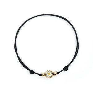 써지컬스틸 해바라기 포인트 팔찌 (Y2101-AC045_BK)