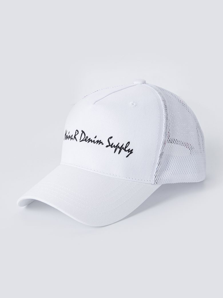 AMICUS TROUBLE MESH CAP WHITE