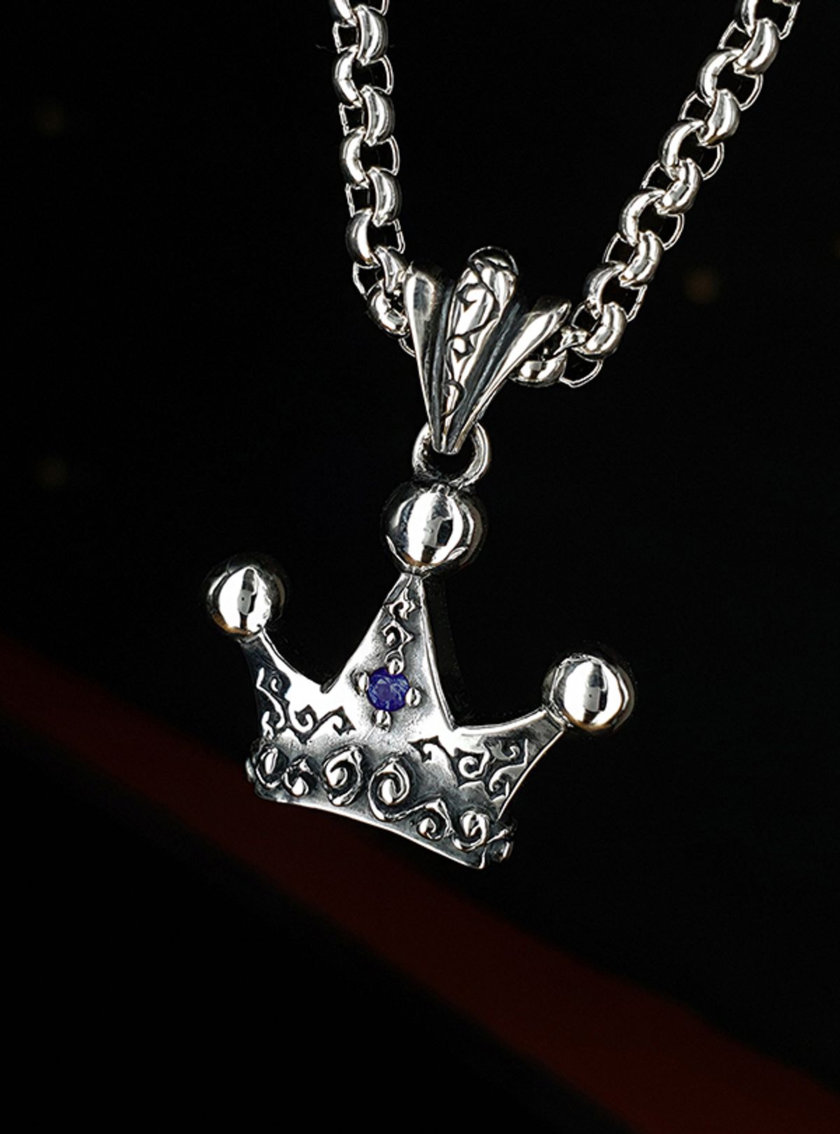 스털링워스(STERLINGWORTH) Fairytale Diadem-K 천연석 실버 왕관펜던트