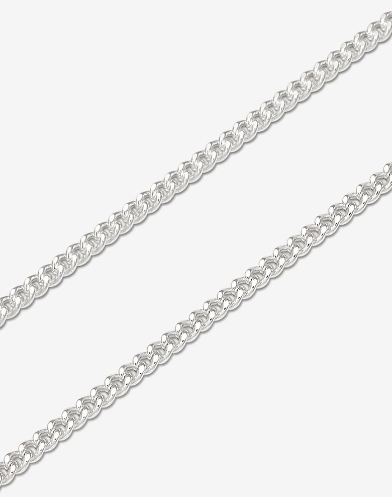 커브 체인 목걸이(2.6mm) [실버925]
