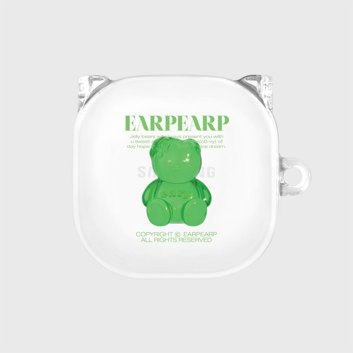 어프어프(EARPEARP) LITTLE JELLY COVY-GREEN(버즈-클리어하드)