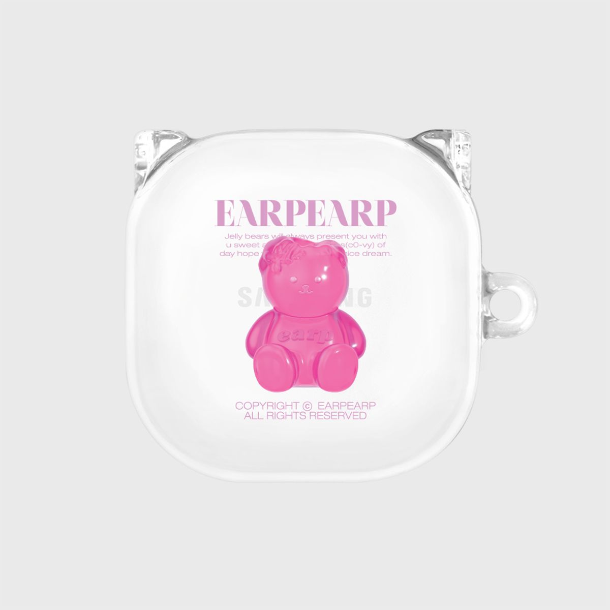 어프어프(EARPEARP) LITTLE JELLY COVY-PINK(버즈-클리어하드)