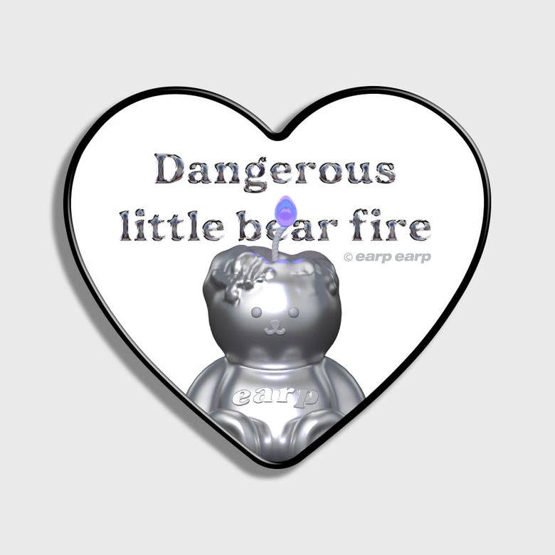 LITTLE FIRE STEEL COVY-WHITE(하트톡)
