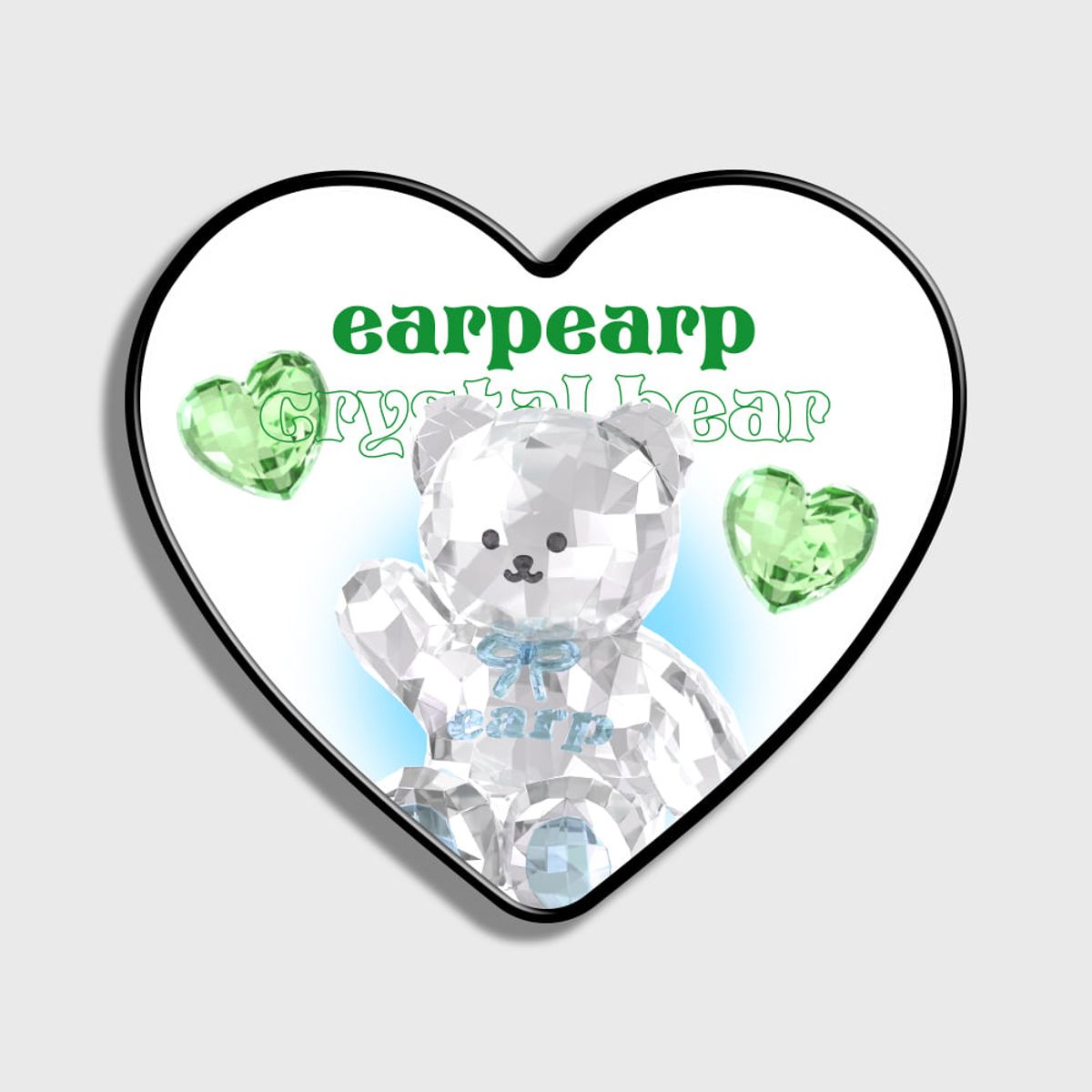 어프어프(EARPEARP) CRYSTAL MERRY-GREEN(하트톡)
