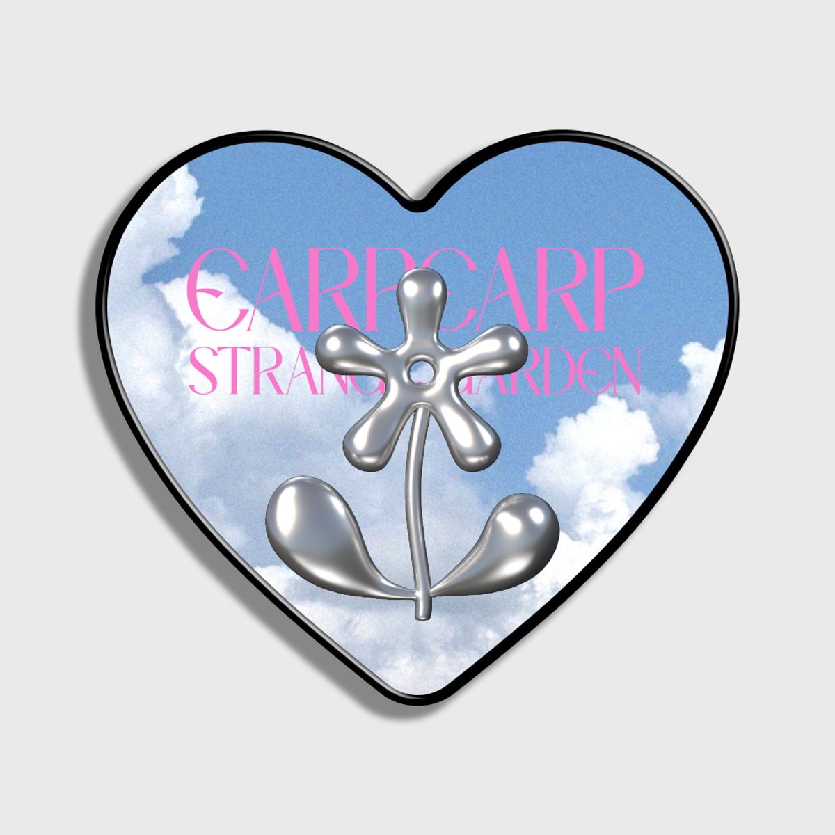 어프어프(EARPEARP) STEEL FLOWER-PINK(하트톡)