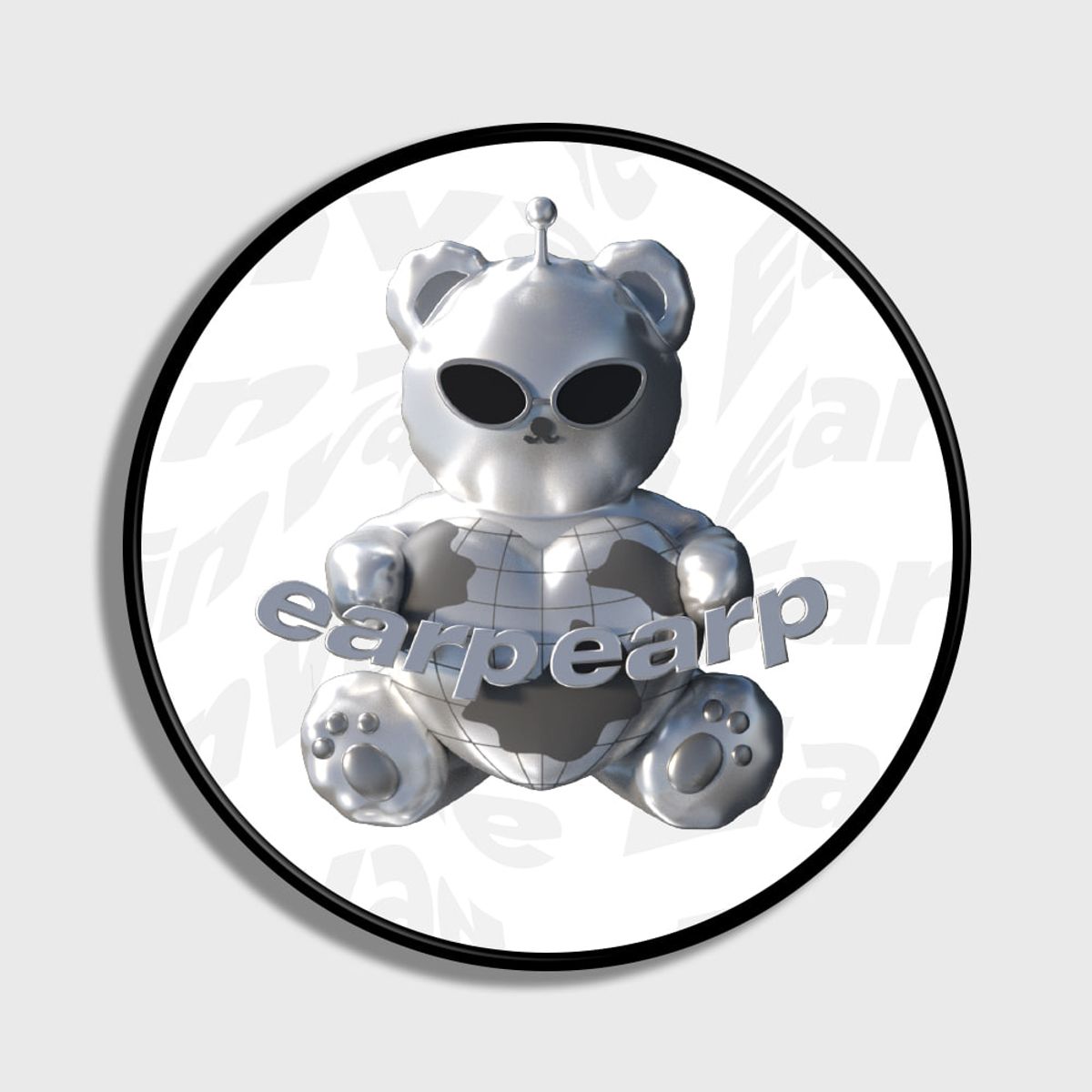어프어프(EARPEARP) SPACE NIGHT STEEL BEAR-WHITE(스마트톡)