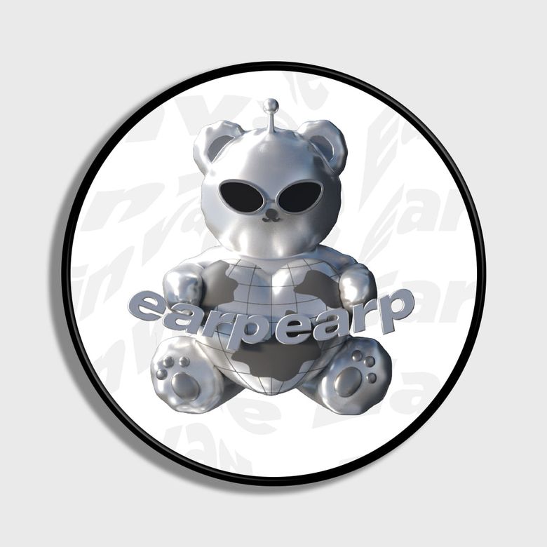 SPACE NIGHT STEEL BEAR-WHITE(스마트톡)