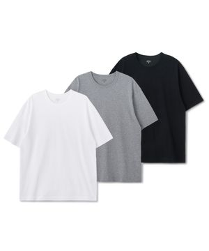 릴렉스 핏 크루 넥 티셔츠 2팩