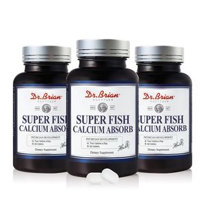 슈퍼 피쉬 칼슘 앱솔브 60정X3통(3개월분)