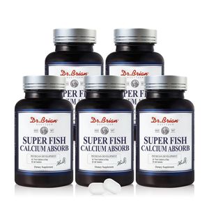 슈퍼 피쉬 칼슘 앱솔브 60정X5통(5개월분)