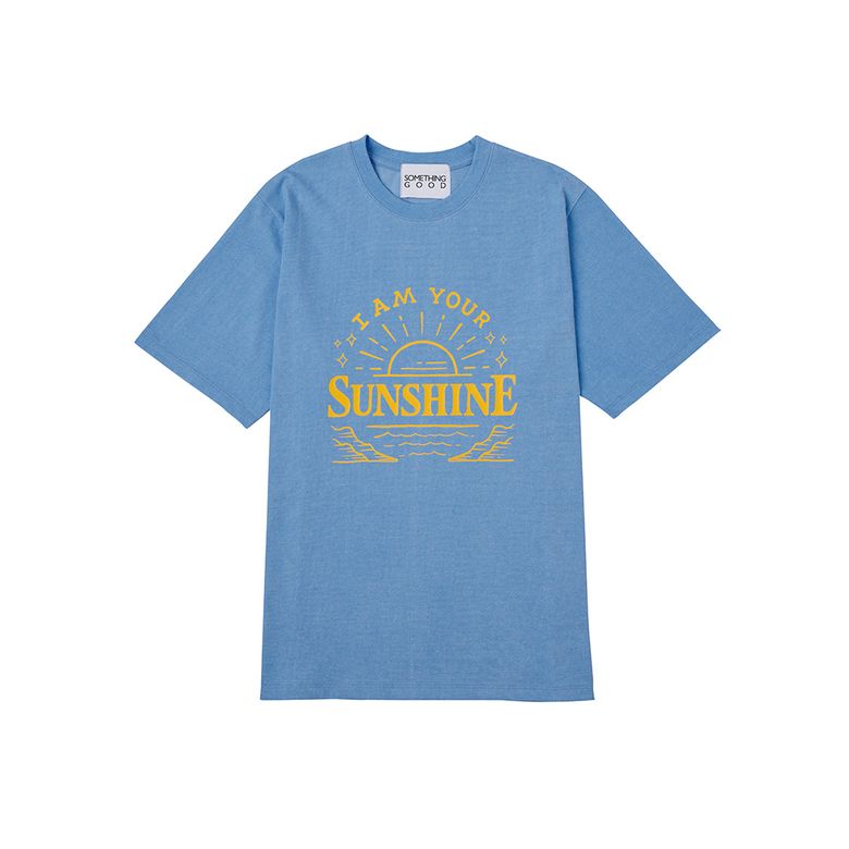 Sunshine Pigment T shirts BLUE