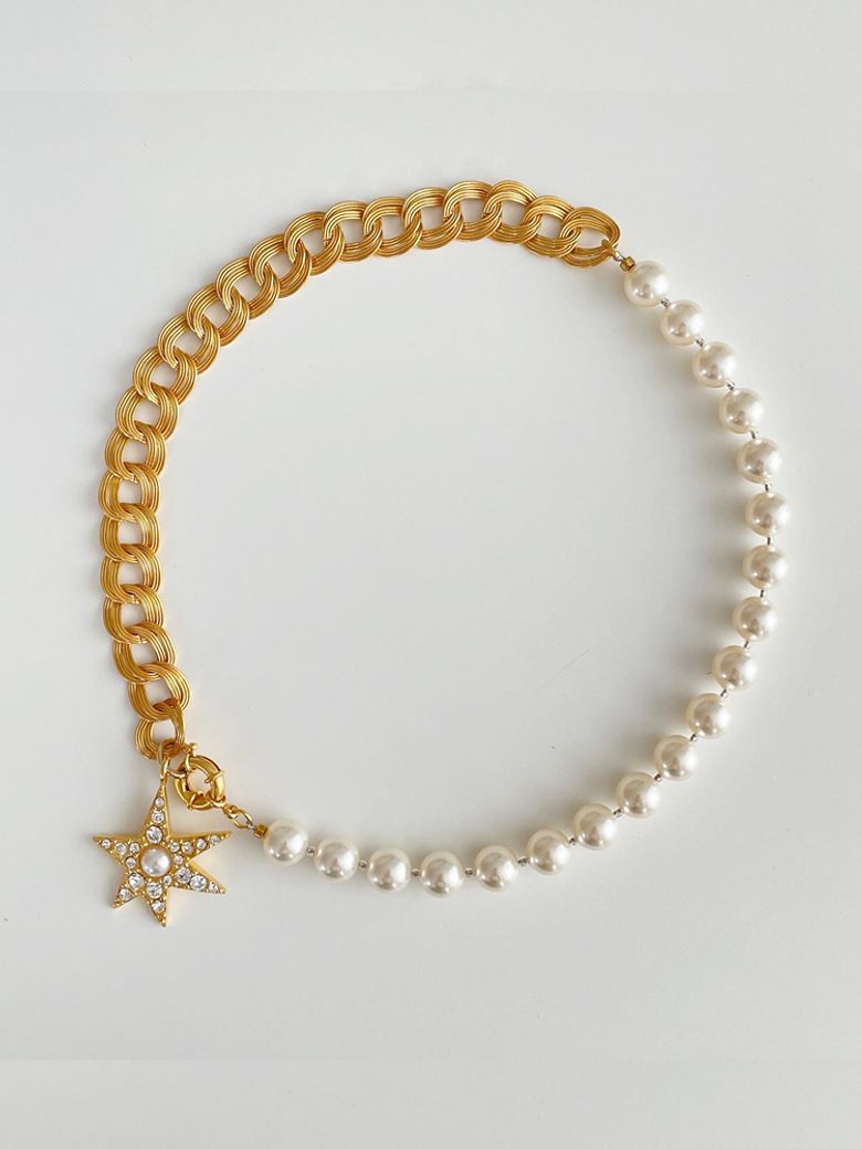 Lodestar Pearly Chain Necklace