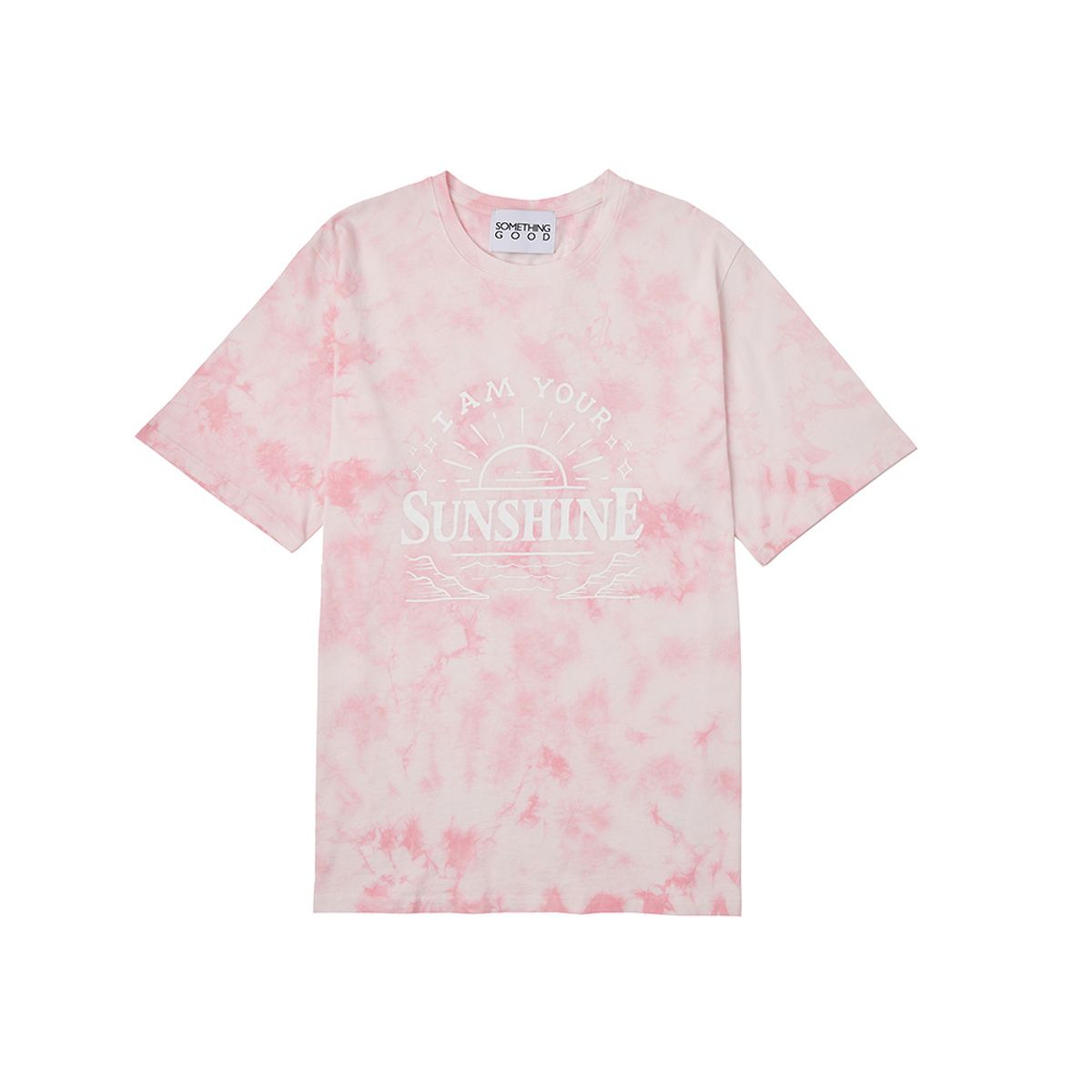 썸띵굿(SOMETHING GOOD) STG x CDC TIEDYE T-Shirts PINK