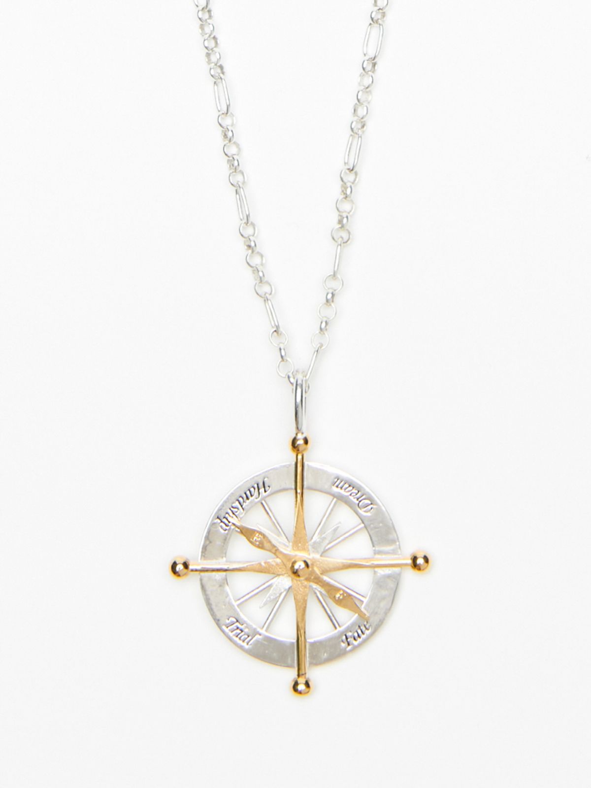 엘리오나(ELYONA) Life Cardinal Compass Necklace - Large