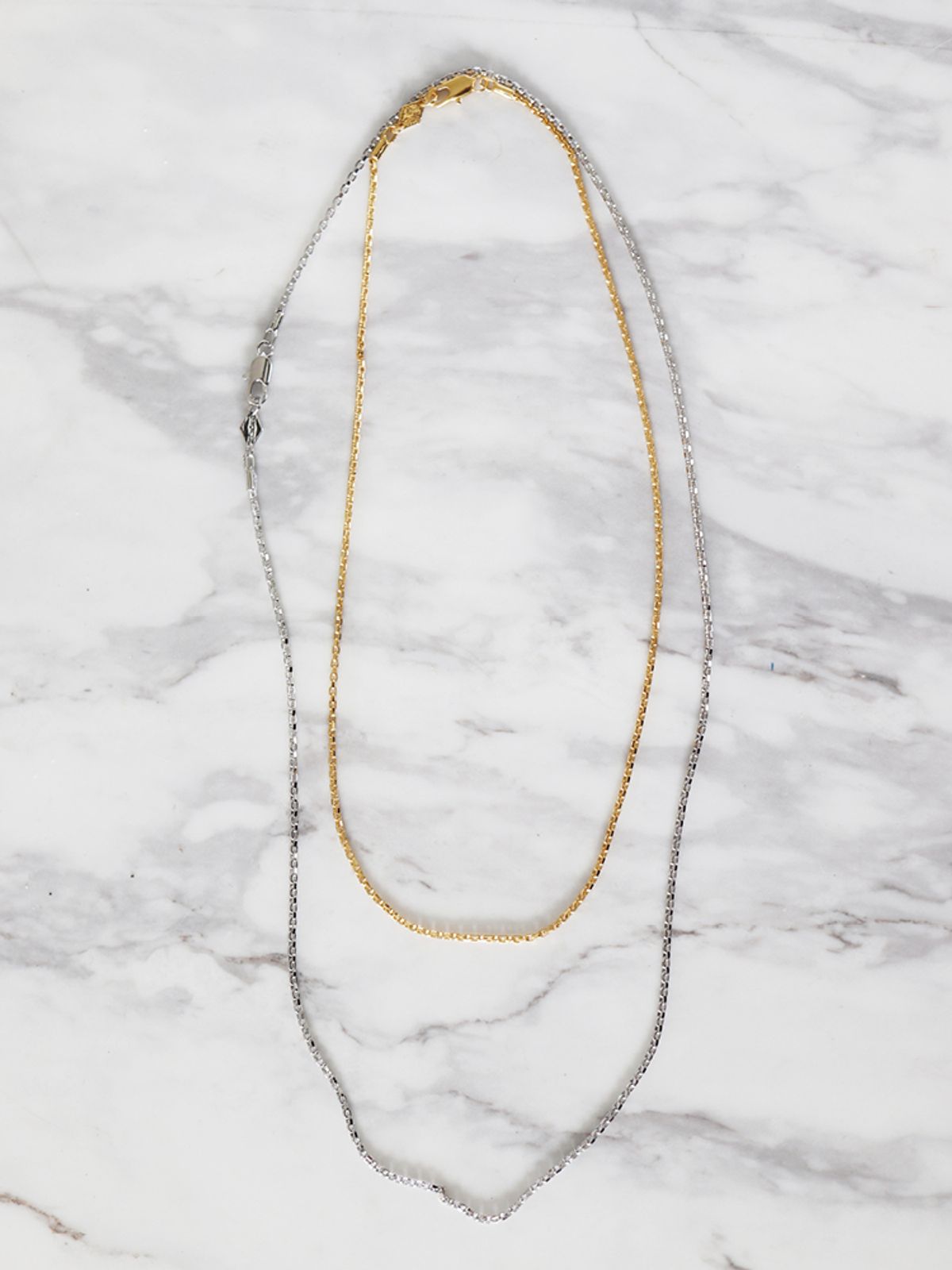 엘리오나(ELYONA) Rigid Chain Necklace
