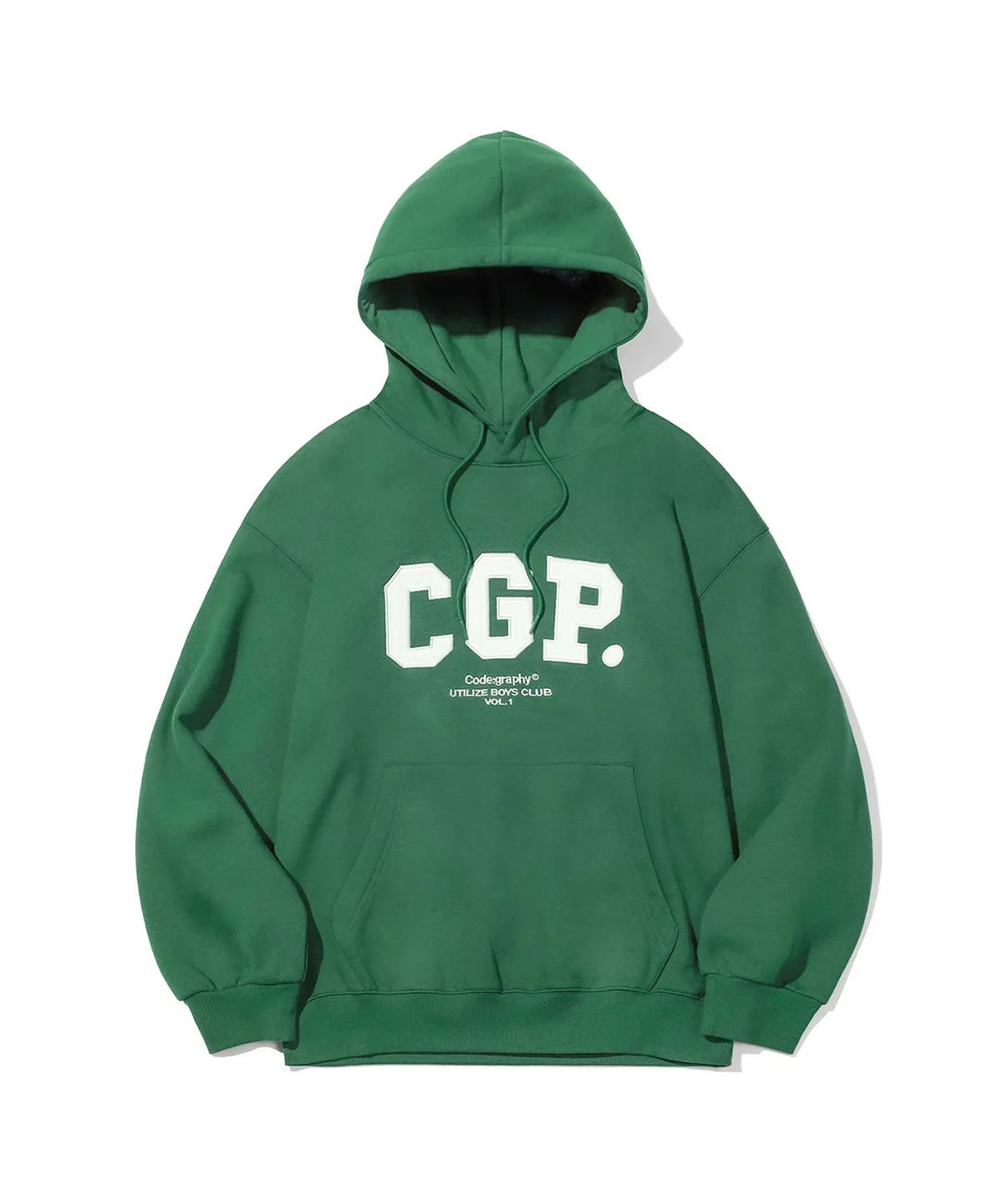 코드그라피(CGP) CGP 아치 로고 후디_그린