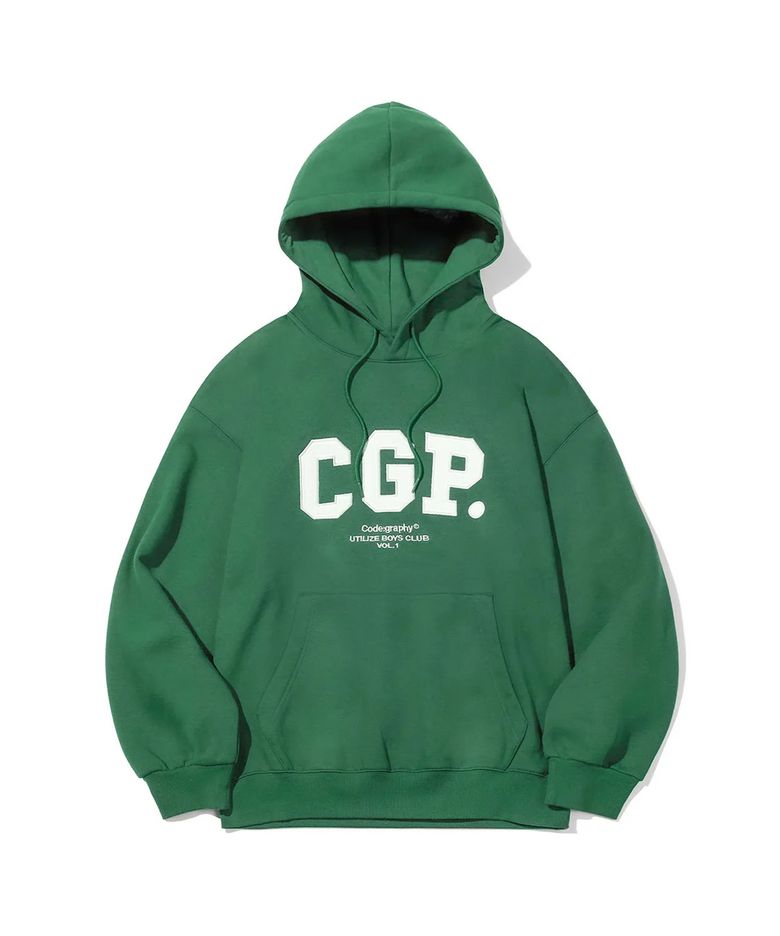 CGP 아치 로고 후디_그린