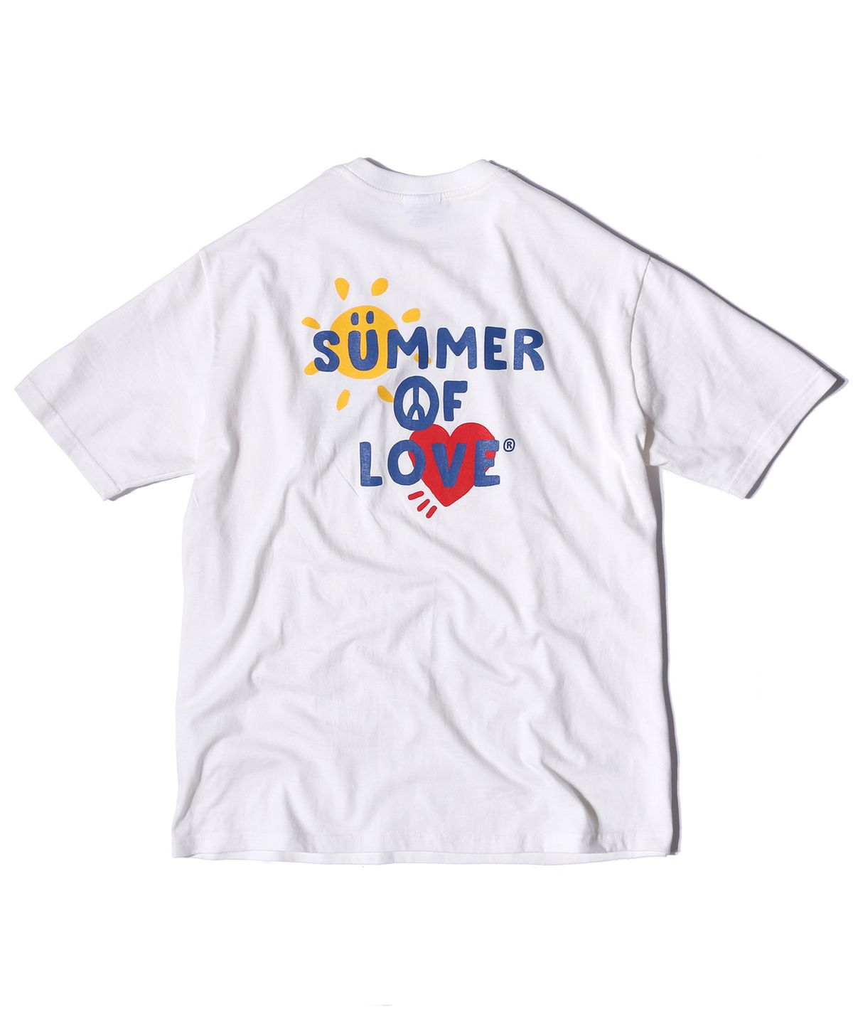 캘리포니아 프로젝트(CALIFORNIA PROJECT) SUMMER OF LOVE T-SHIRTS(WHITE)