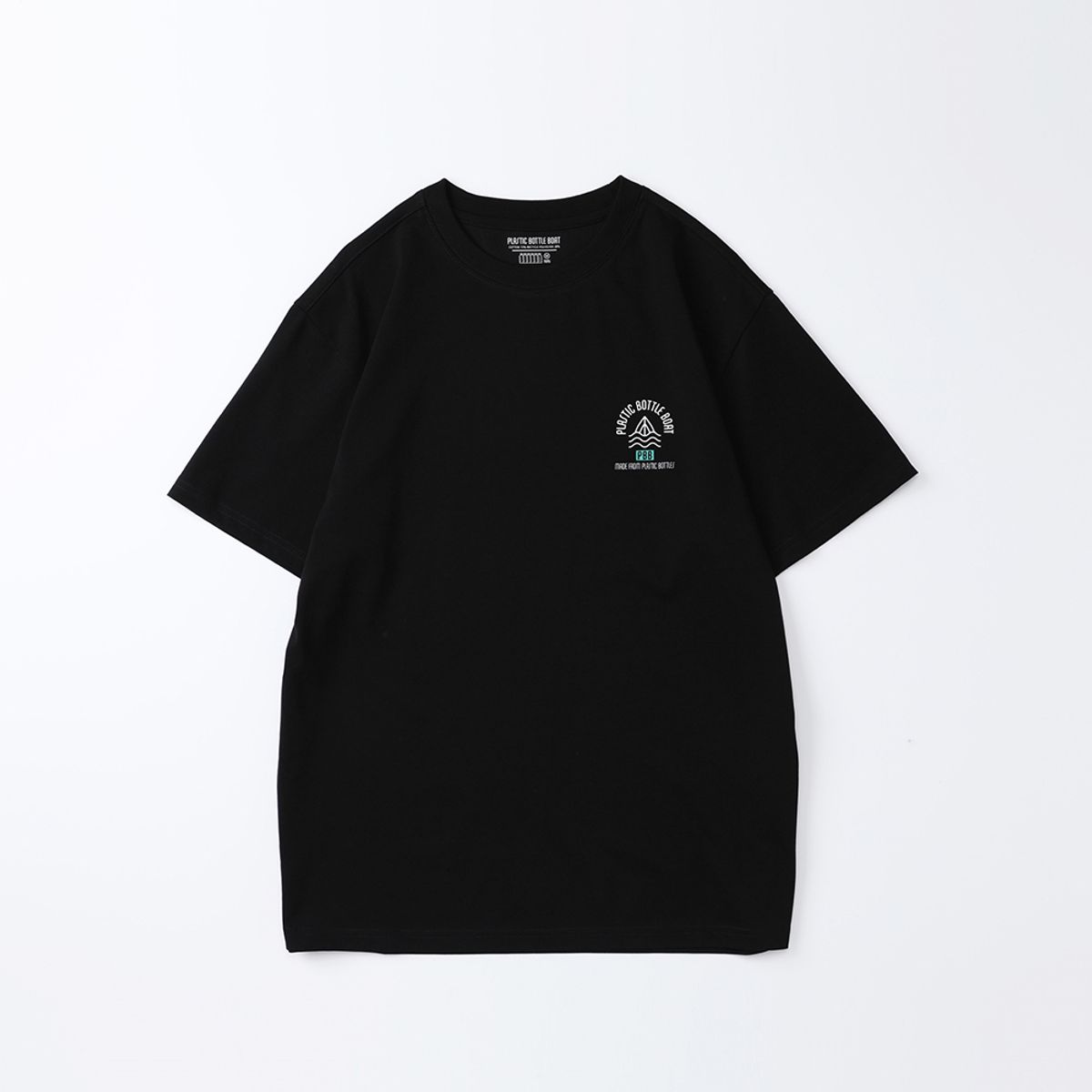 플라스틱보틀보트(PLASTIC BOTTLE BOAT) PBB PICTOGRAM TEE (P21BTTS08) BLACK