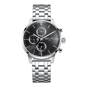 VR6567B-BKWT  다이아몬드시계  감별서 남자 메탈 손목시계