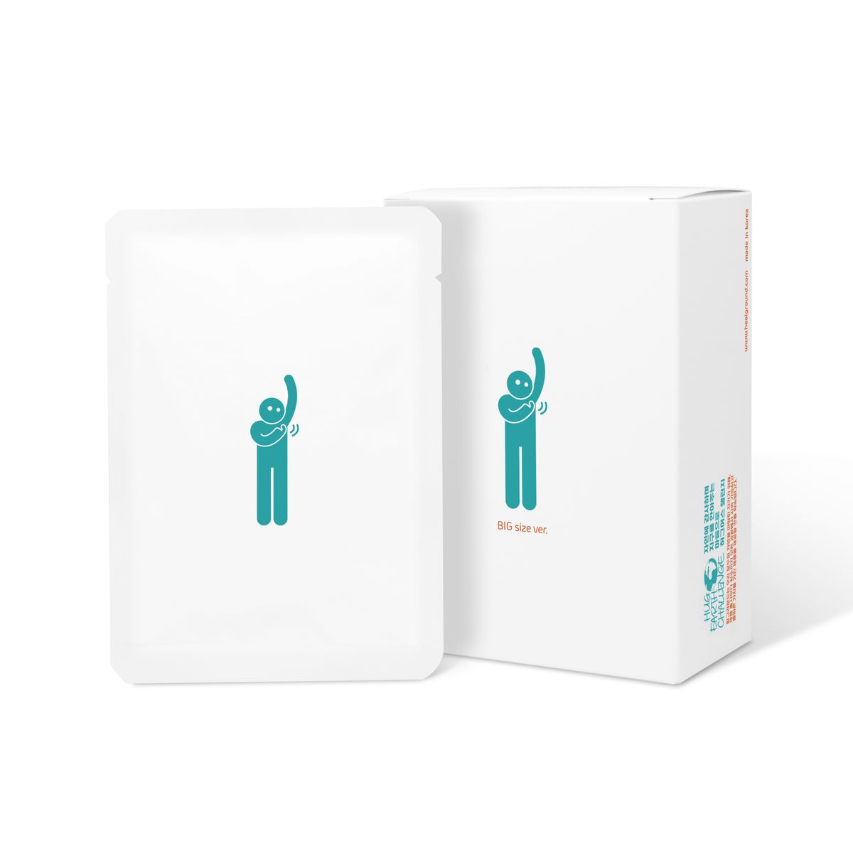 힐그라운드(HEALGROUND) 샤워 티슈 포켓 빅 사이즈 2box(20매)