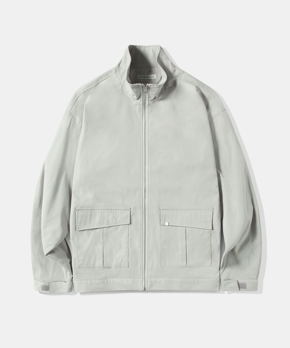 다이아몬드 레이라(DIAMOND LAYLA) Field Zip-up Jacket J20 Khaki Gray
